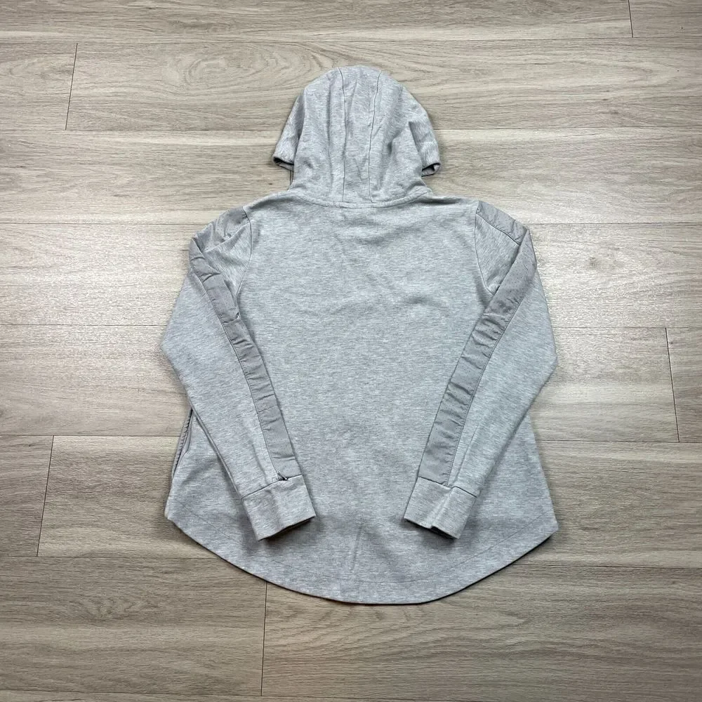 Nike Womens Sweatshirt Small Gray Hooded Full Zip Sports